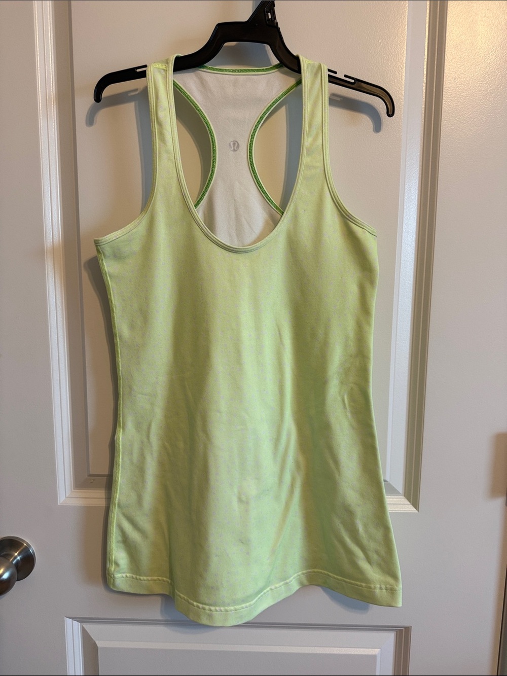 lululemon athletica Neon Lime Racerback Tank Top